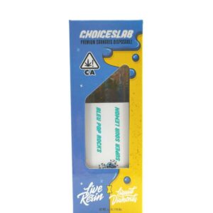 BLEU POP ROCKS X SUPER SOUR LEMON Choice Labs 2G Disposable Cart | Authentic Choice Labs Carts