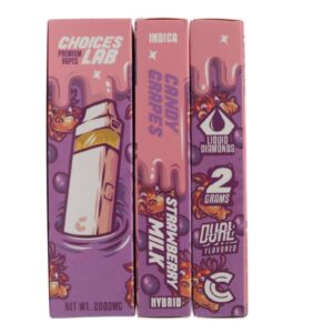 CANDY GRAPES X STRAWBERRY Choices Labs 2G Disposable | Authentic Choice Labs Carts