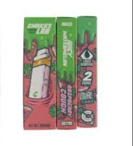 WATERMELON X RASPBERRY COUGH Choice Lab Carts | Choice Labs 2G Disposable